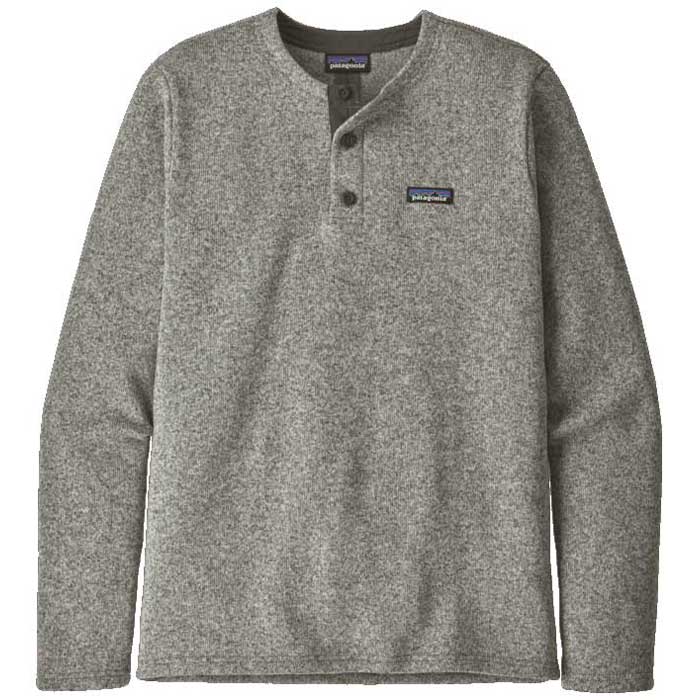 fleece henley sweatshirt