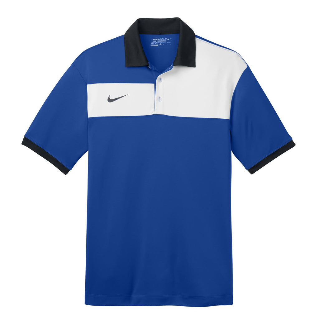 royal blue and white nike shirt