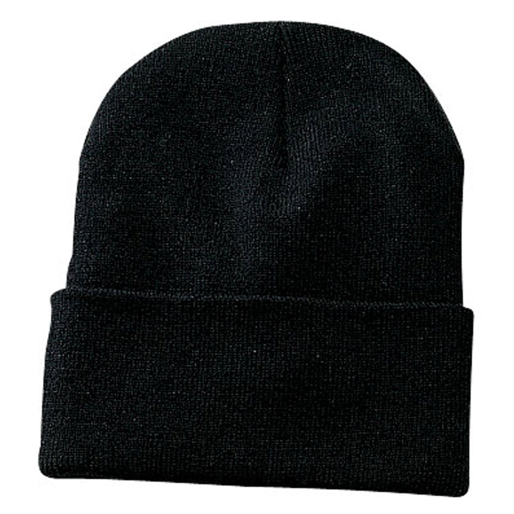 black knit toque