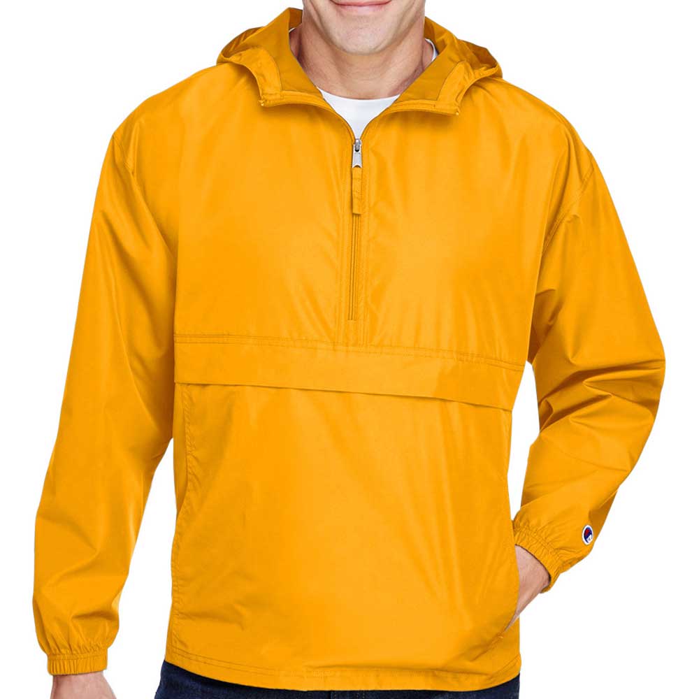 men's champion packable anorak jacket