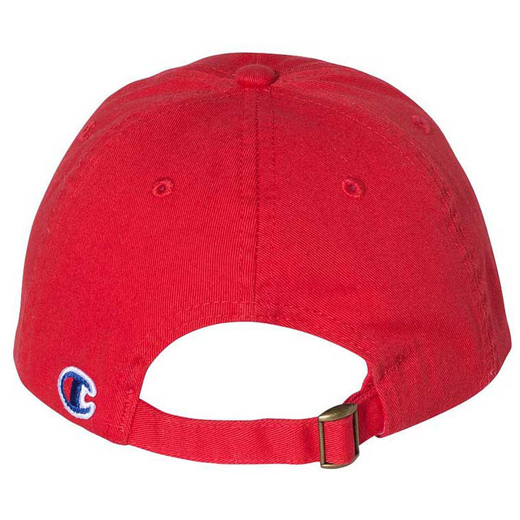 red champion dad hat