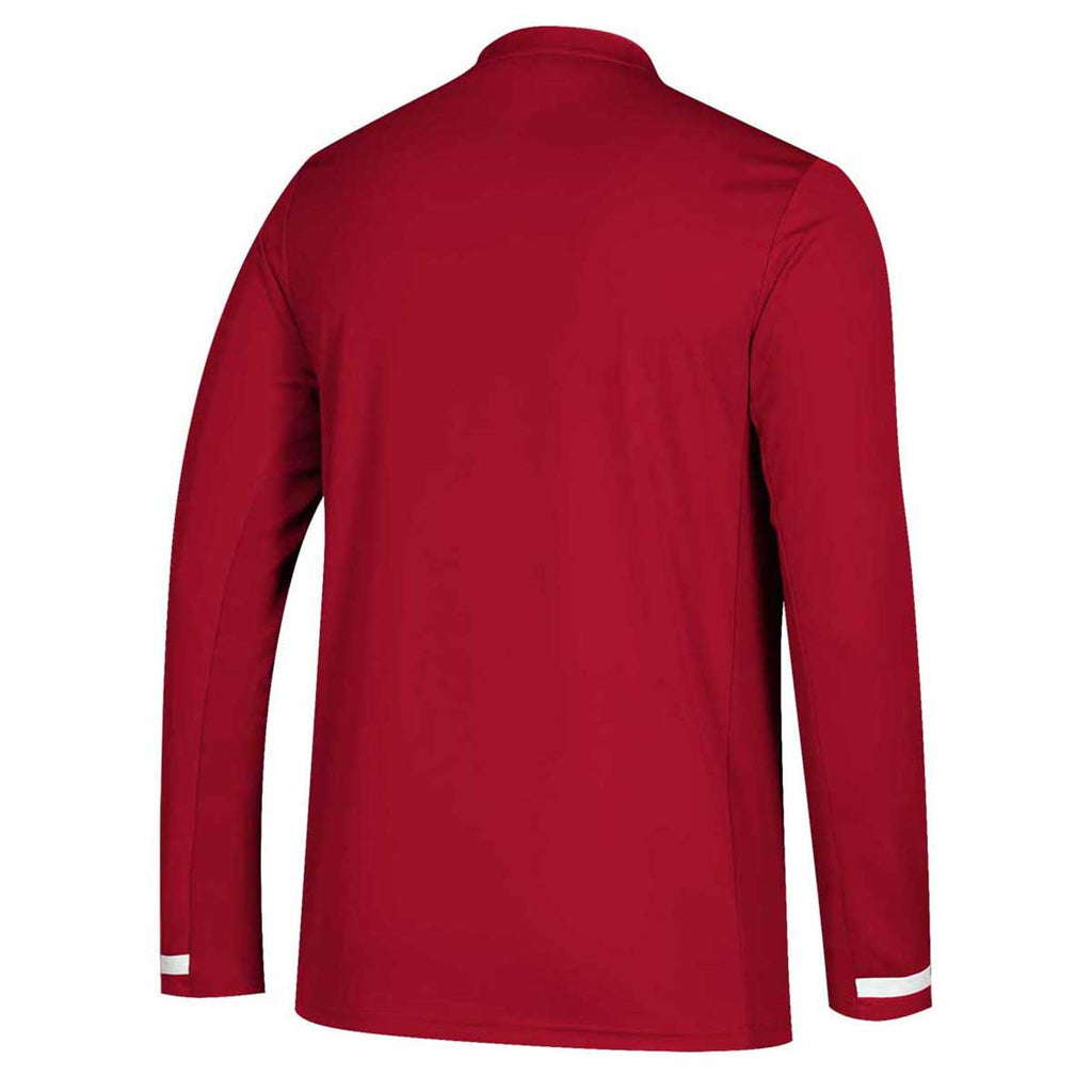 adidas red long sleeve shirt