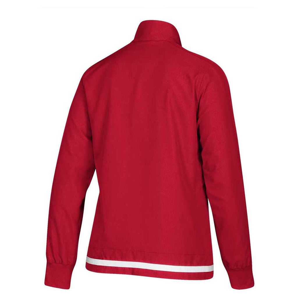 red and white adidas jacket