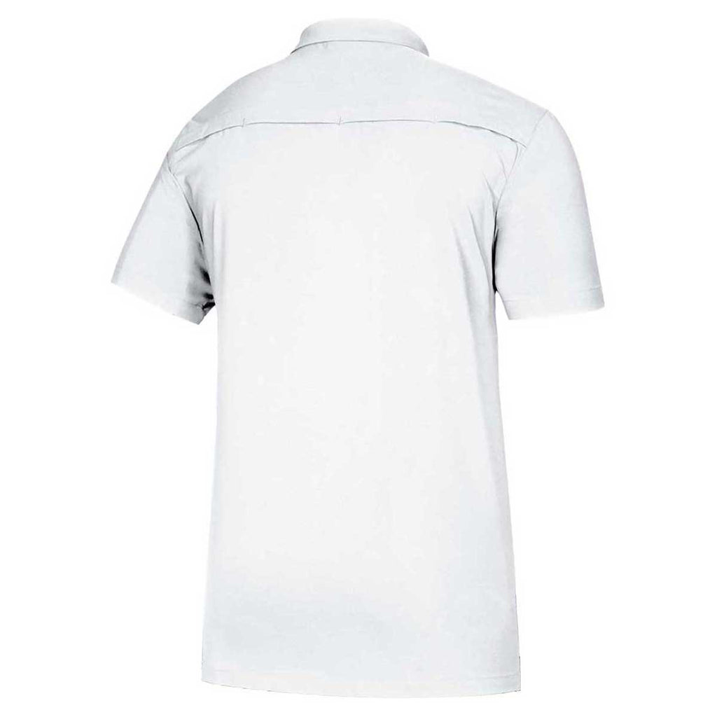 adidas full button polo