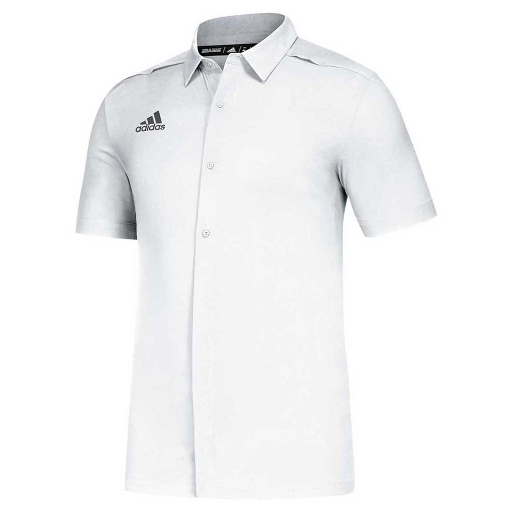 adidas white polo