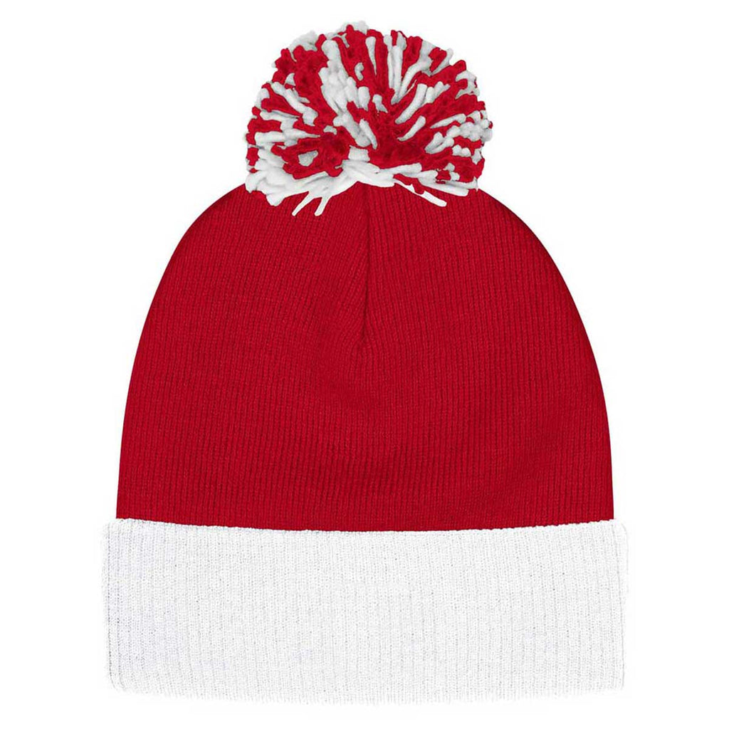 red adidas beanie