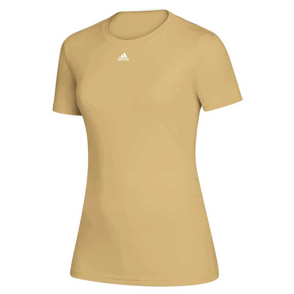 tan adidas shirt womens