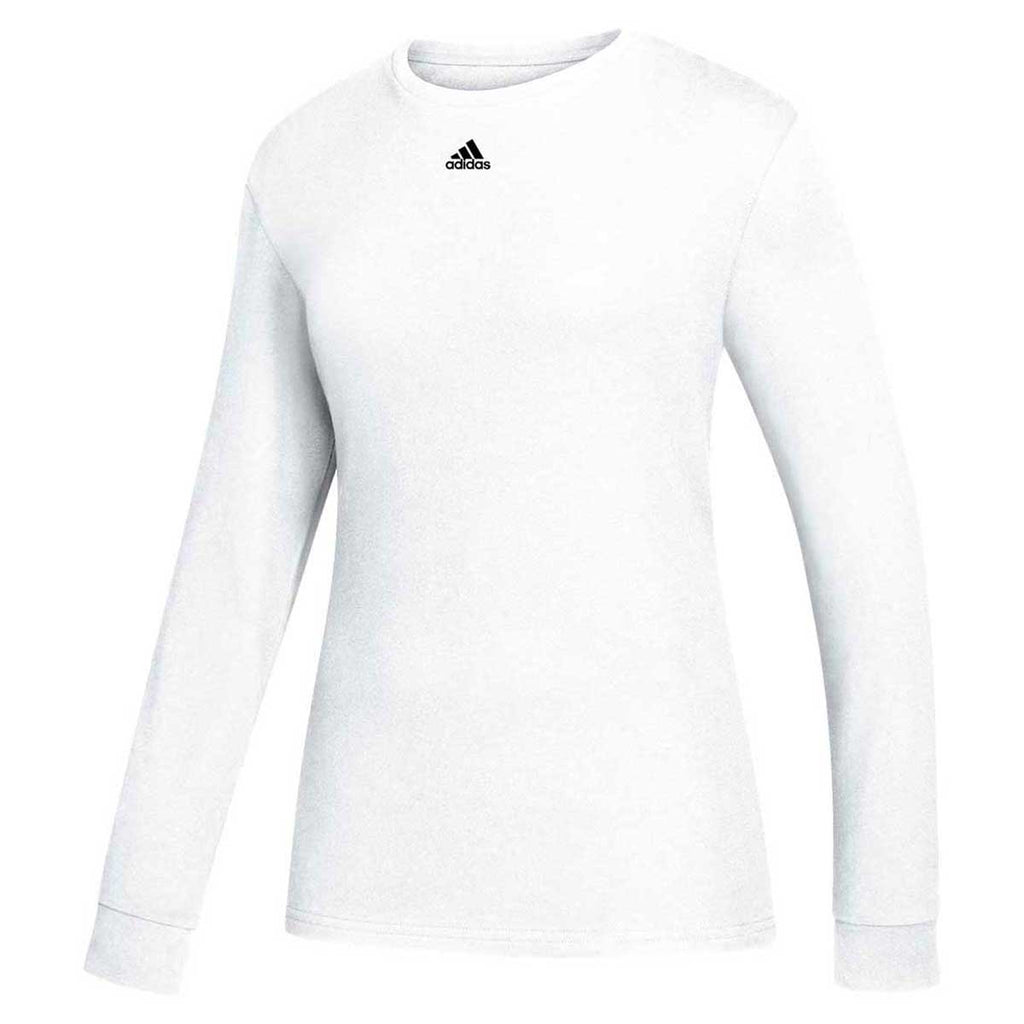 adidas white shirt womens