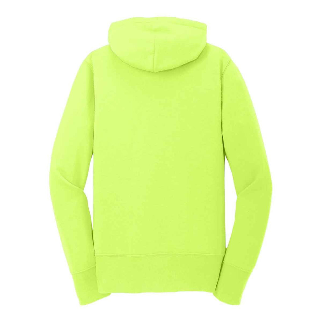 neon yellow sweatshirt women's