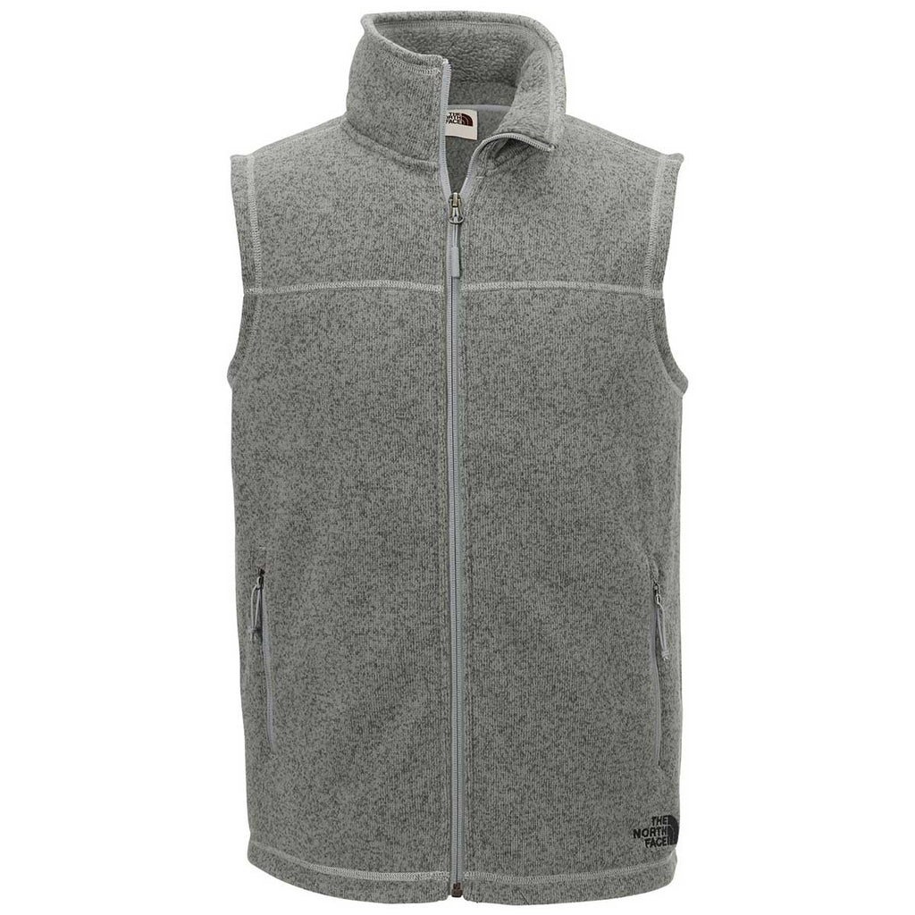 Medium Grey Heather Sweater Fleece Vest
