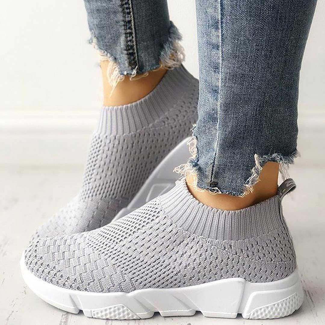 ladies sneakers without laces