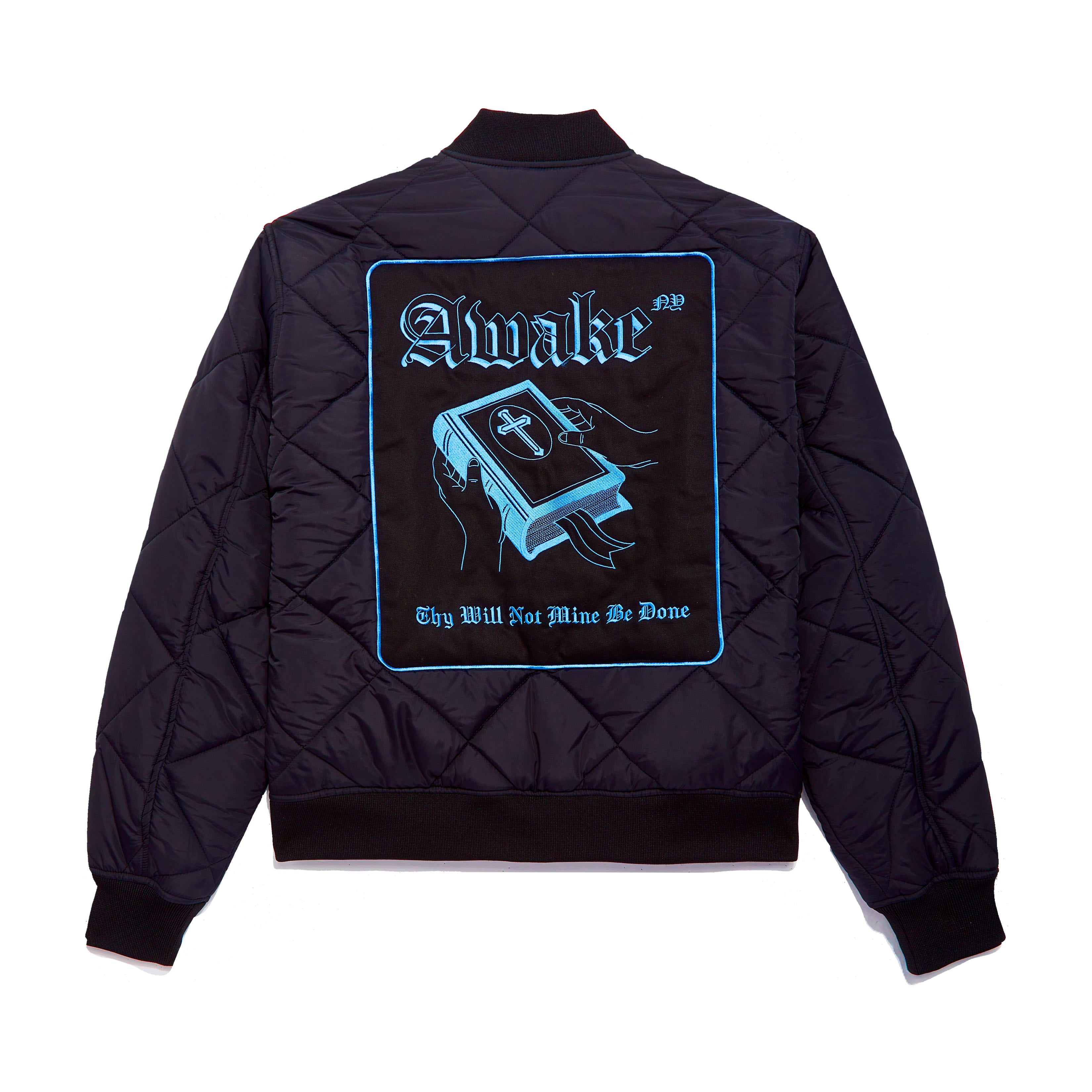 Quilted Patch Bomber Jacket – Awake NY