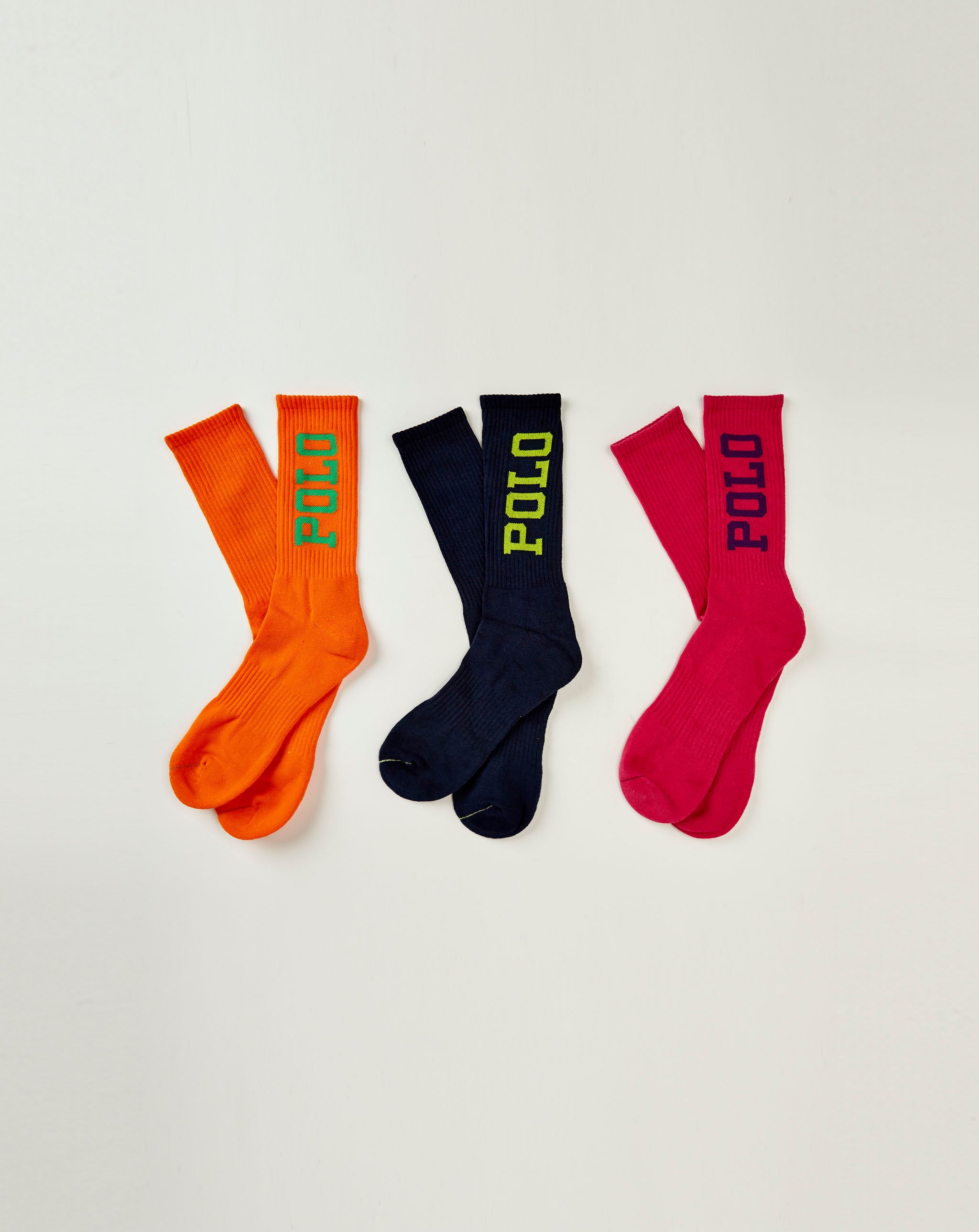 polo neon socks