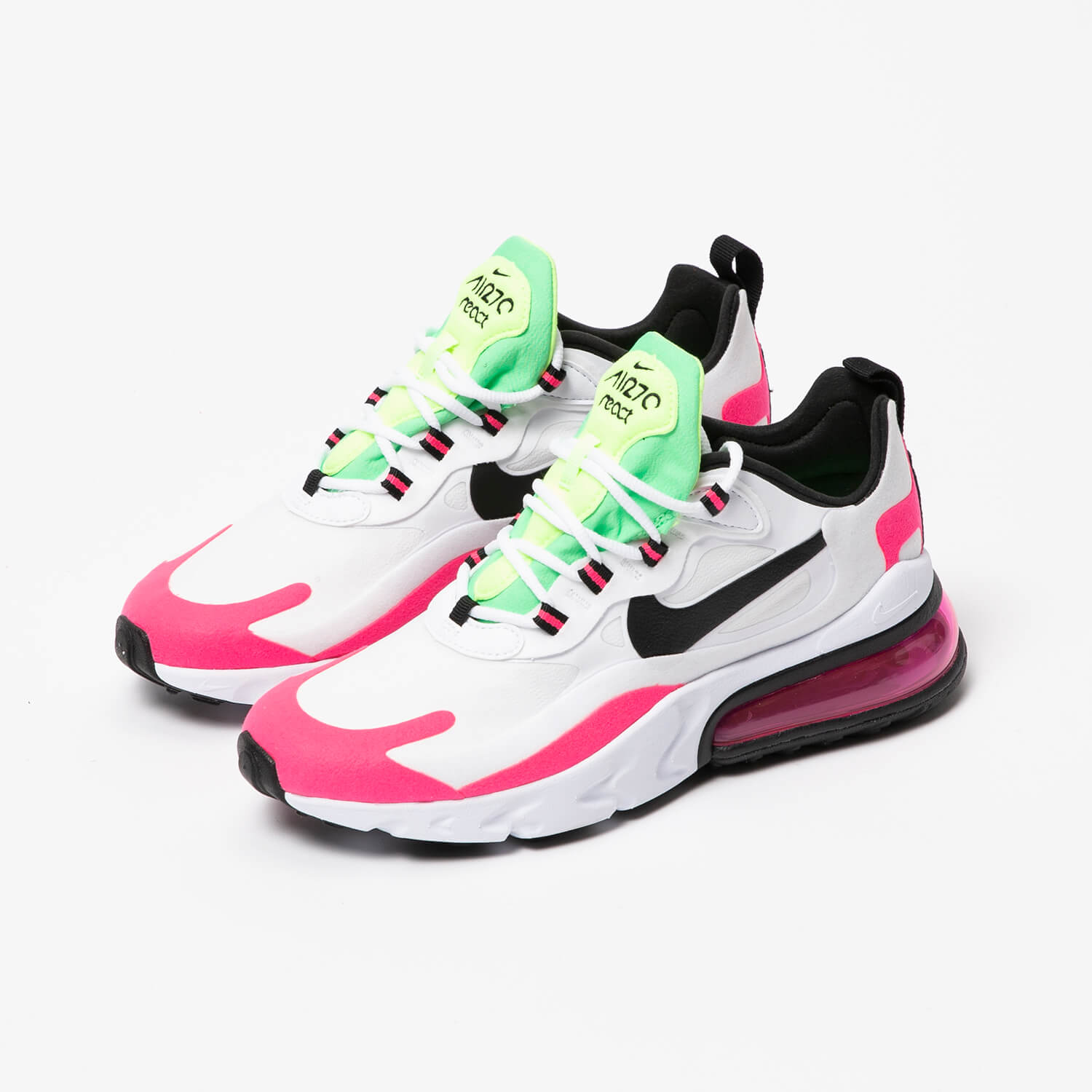 nike air max 270 react pink and black