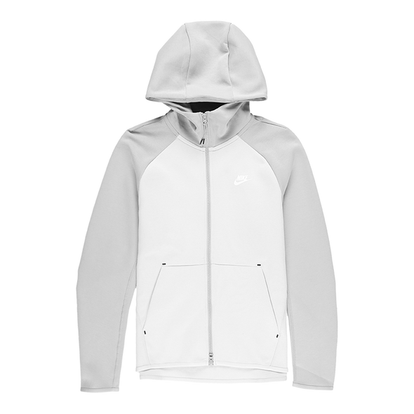 Download Nike - Tech Fleece Zip Up Hoodie - Pure Platinum | Light ...