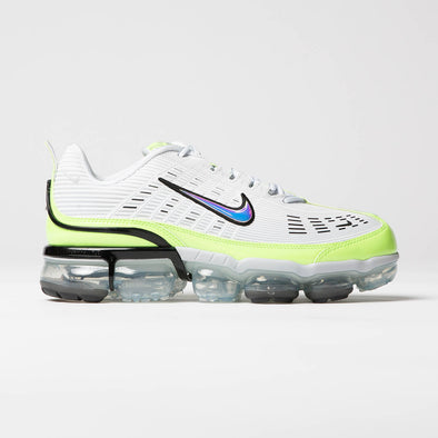 Nike Air Vapormax 360 Sneaker in White Black u0026 Metallic