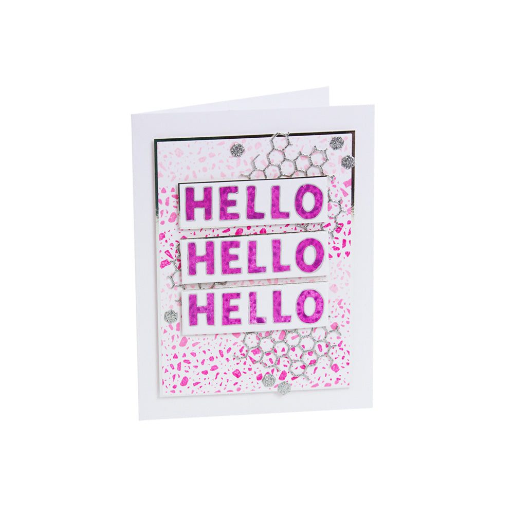 Distressed Strips 6"x8"/A5 Stamp Set - 5593e