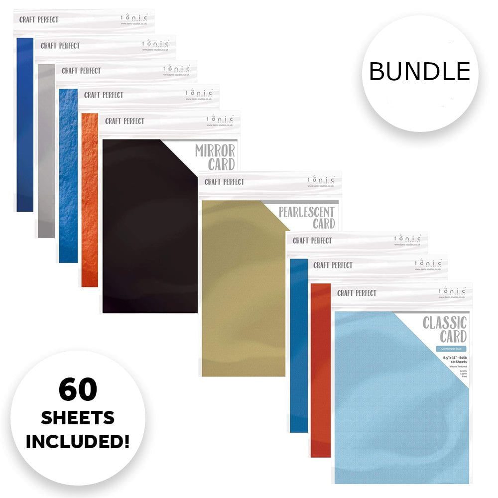 50 Sheets of Mixed Cardstock - Bundle - USB1196 – Tonic Studios USA