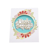 Load image into Gallery viewer, Foliage Frames &amp; Inspiring Sentiments - Circle Die Set - 5100E