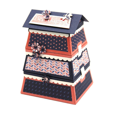 Buzzing Beehive House - Gift Box - Showcase Die Set - 5111e