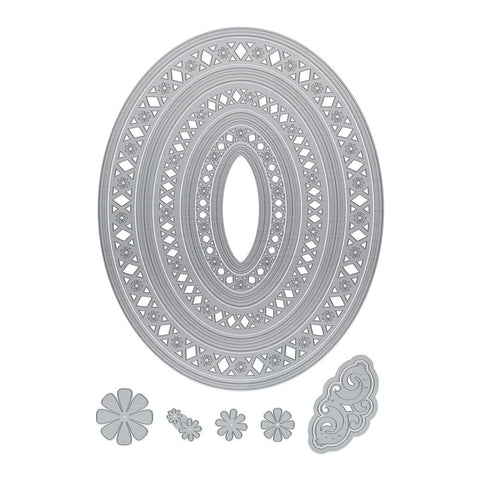aircraftcreeper - Intricate Oval & Ivy Die Set Collection - DB087 - Default Title