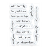 Load image into Gallery viewer, Memory Book - Time Spent With Friends Stamp &amp; Die Set - DB100