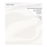 Load image into Gallery viewer, Craft Perfect - Classic Card - Bright White - Weave Textured - 12&quot; x 12&quot; (5/Pk) - tonicstudios