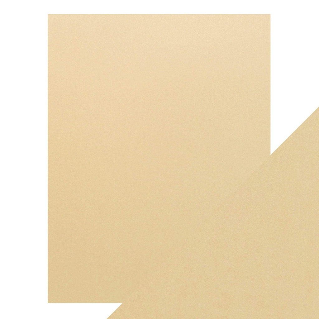 Craft Perfect - Pearlescent Card - Ivory Sheen - 8.5