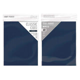 Load image into Gallery viewer, Craft Perfect - Classic Card - Navy Blue - Weave Textured - 8.5&quot; x 11&quot; (10/PK) - tonicstudios