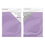 Load image into Gallery viewer, Craft Perfect - Classic Card - Mauve Purple - Weave Textured - 8.5&quot; x 11&quot; (10/PK) - tonicstudios