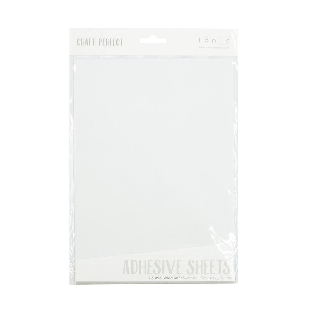 Craft Perfect - Adhesives - Double Sided Adhesive Sheets - A4 (5/PK) - tonicstudios