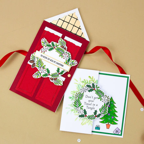 aircraftcreeper - Christmas Cheer Stamp and Stencil Set - 4973e