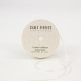 Load image into Gallery viewer, Craft Perfect Ribbon Craft Perfect - Ribbon - Double Face Satin - Bright White - 3mm - 8976E