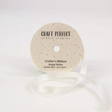 Load image into Gallery viewer, Craft Perfect Ribbon Craft Perfect - Ribbon - Double Face Satin - Bright White - 9mm - 8977E