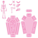 Load image into Gallery viewer, aircraftcreeper bundle Spooky Coffin Box &amp; Accessories - Halloween Die Set Collection - DB069