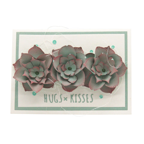 aircraftcreeper Die Cutting Flawless Flower Creations - Bouquet & Sentiment Die Set - DB086