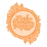 Load image into Gallery viewer, aircraftcreeper Die Cutting Foliage Frames &amp; Inspiring Sentiments - Circle Die Set - 5100E