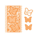 Load image into Gallery viewer, aircraftcreeper Die Cutting Mini Slimline Beautiful Butterfly Die Set - 5067E