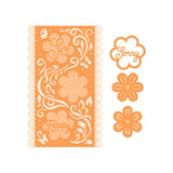 Load image into Gallery viewer, aircraftcreeper Die Cutting Mini Slimline Funky Flowers Die Set - 5068E