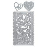 Load image into Gallery viewer, aircraftcreeper Die Cutting Mini Slimline Love Hearts Die Set - 5069E