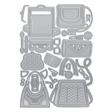 Load image into Gallery viewer, aircraftcreeper Die Cutting aircraftcreeper - Handbags &amp; Lipstick Die Set - 5299e