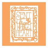 Load image into Gallery viewer, aircraftcreeper Die Cutting aircraftcreeper - Sent From The Heart Frame Die Set  - 4437E