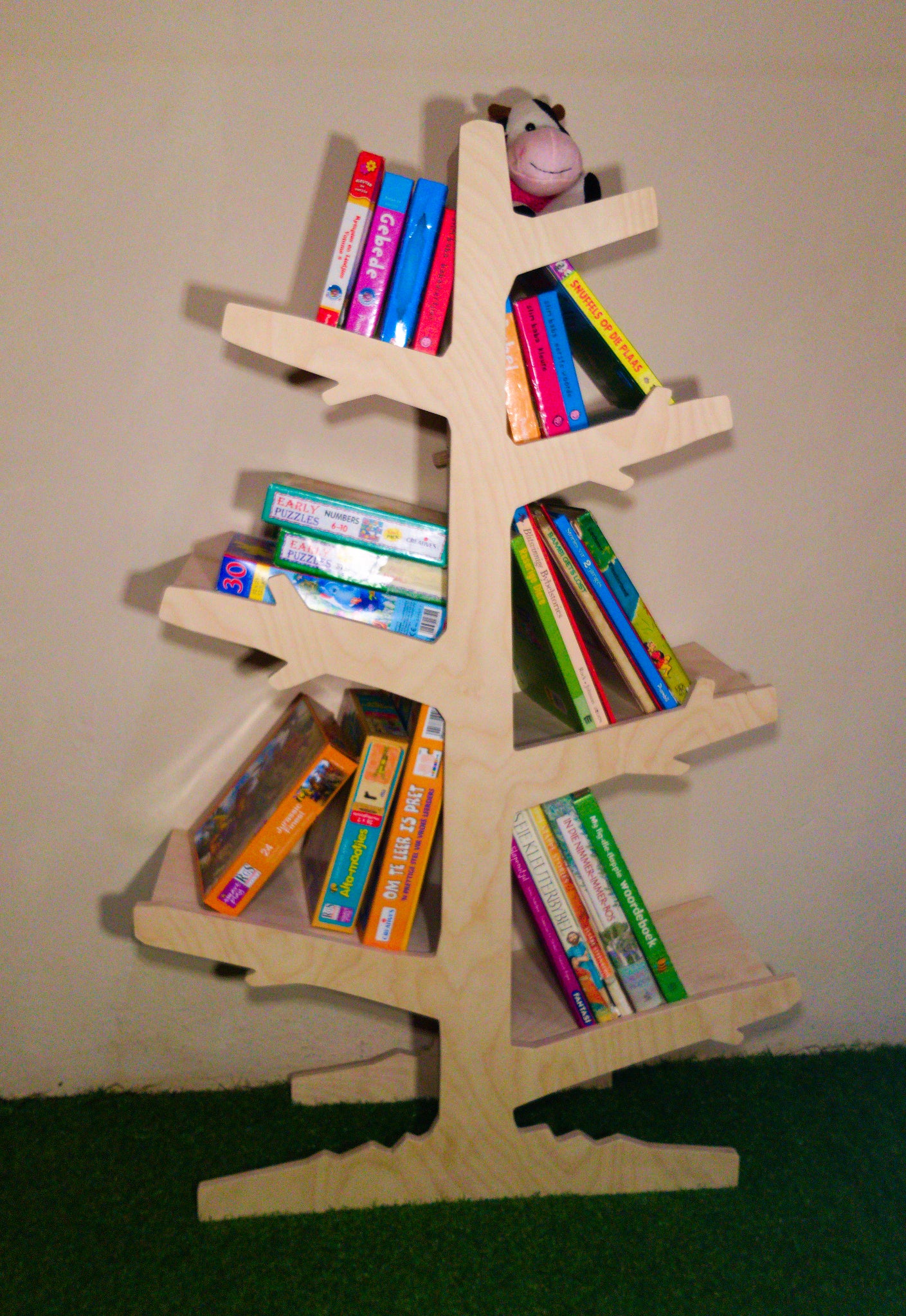 Tree Bookshelf Birch Plywood Kids Furniture Squickle