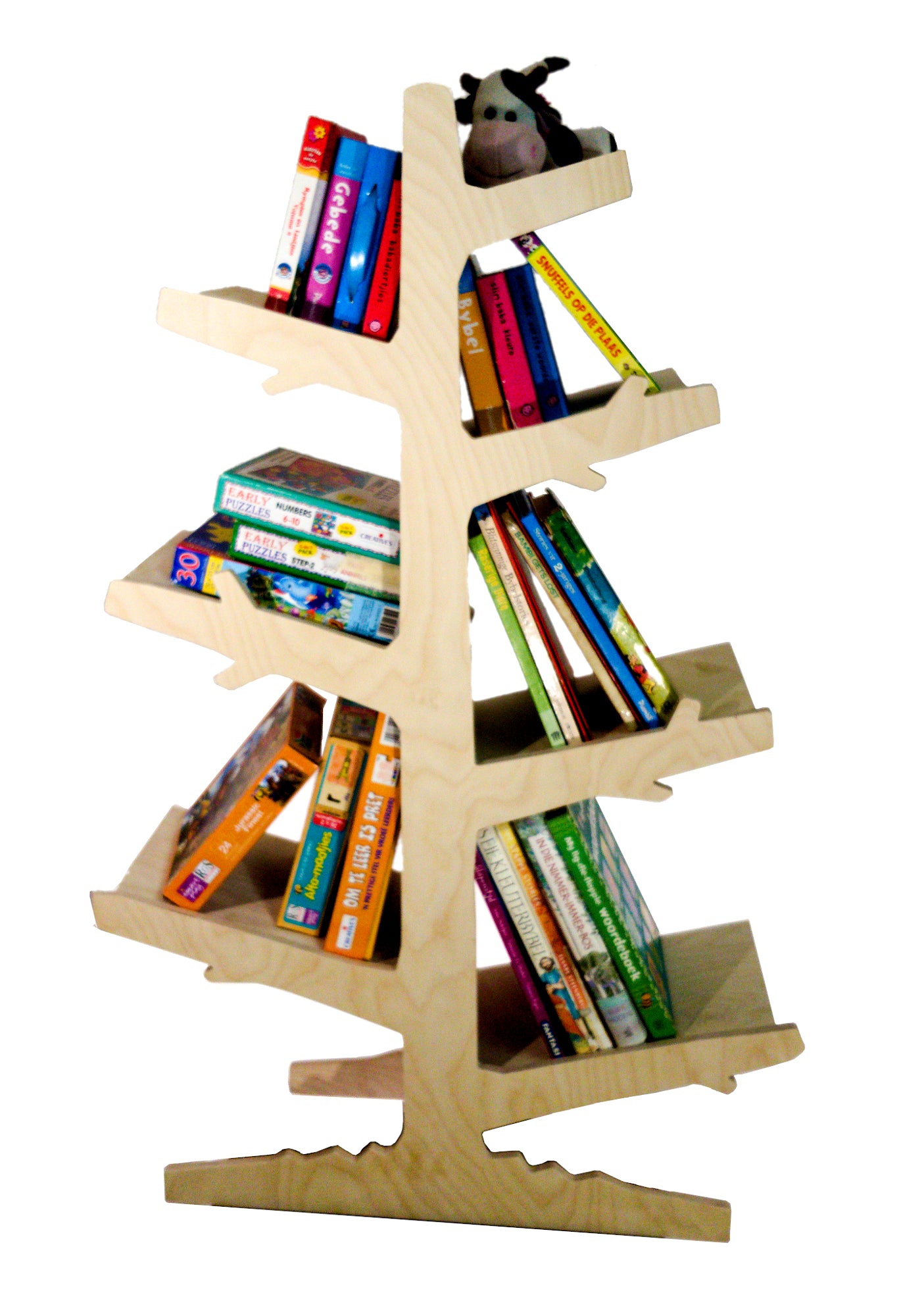 Tree Bookshelf Birch Plywood Kids Furniture Squickle