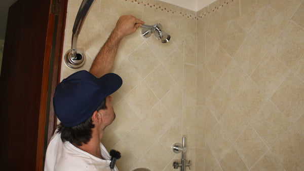 Removing your old shower head