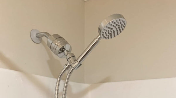 Handheld All Metal Shower Head with Shower Water Filter