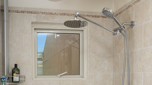Shower Head Extender Arm and Dual Shower Head