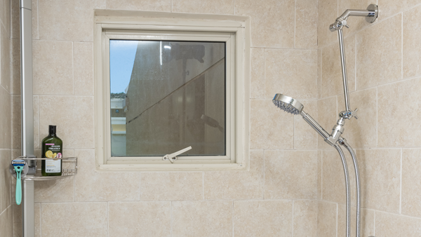 Shower Head Extender Arm and Hand Held Shower Head