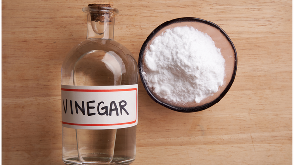 Baking Soda and Vinegar for Naturally Cleaning Your Shower Hose