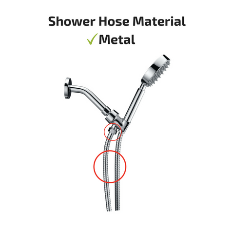 Best Shower Head with Hose Metal Material